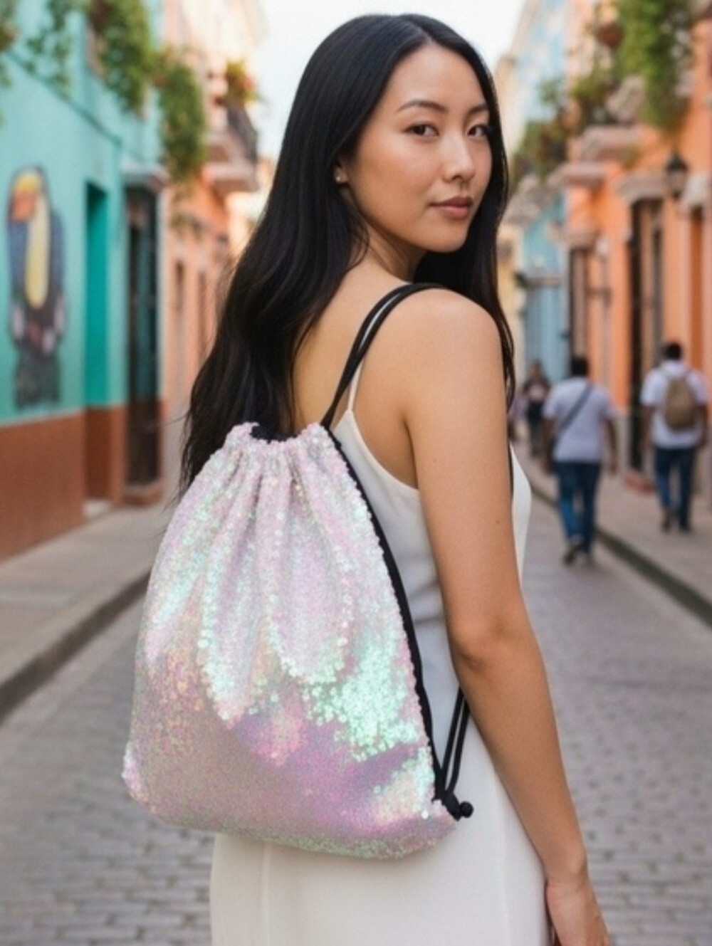 Sequin Drawstring Backpack 🎉🎉